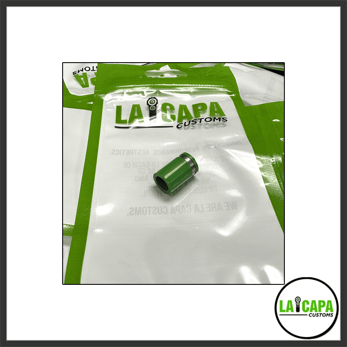 LA Capa Customs Rubber “Flat Hop” Bucking for GBB Pistols LA Capa Customs Rubber “Flat Hop” Bucking for GBB Pistols